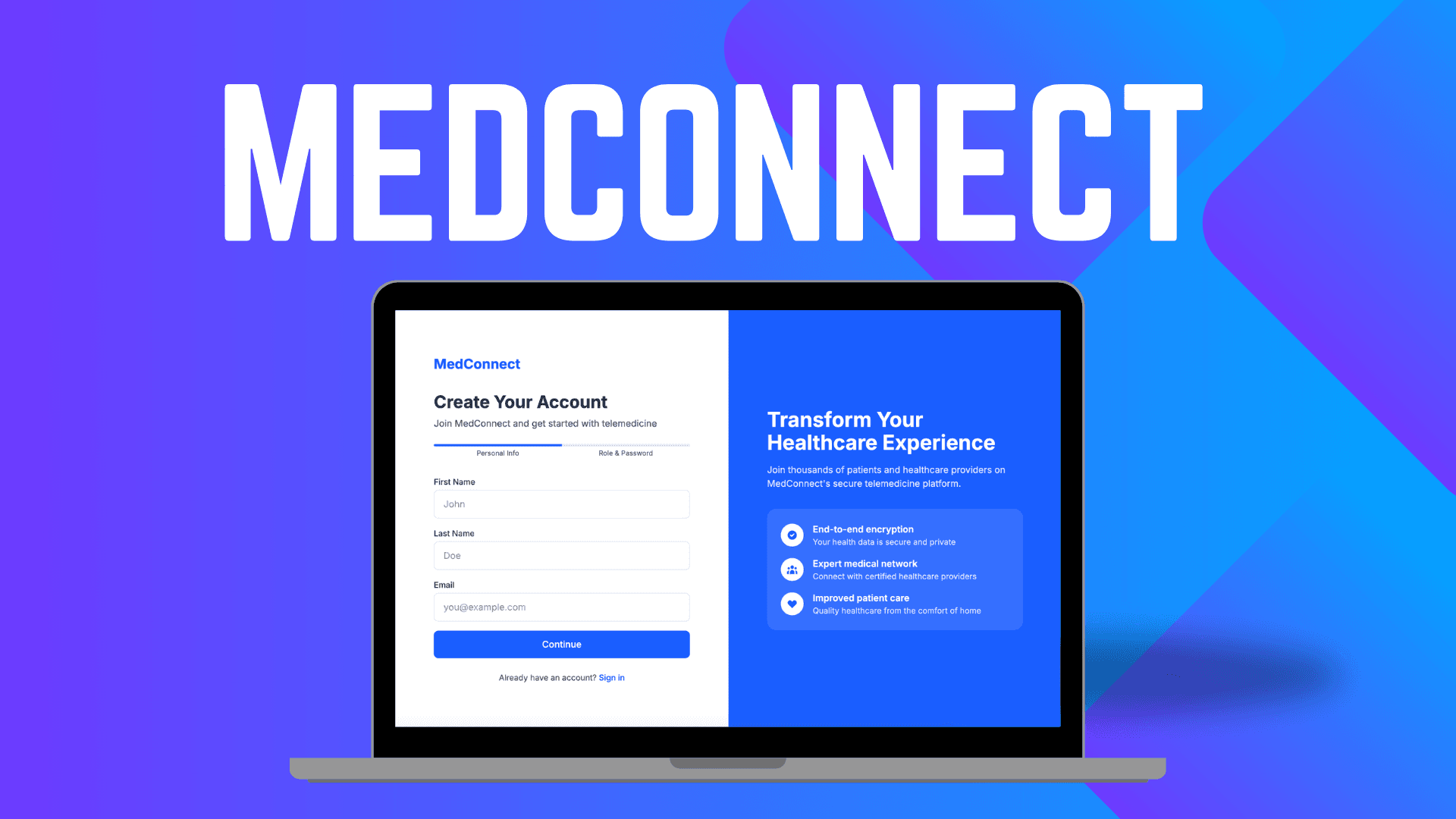 MedConnect Telemedicine Platform